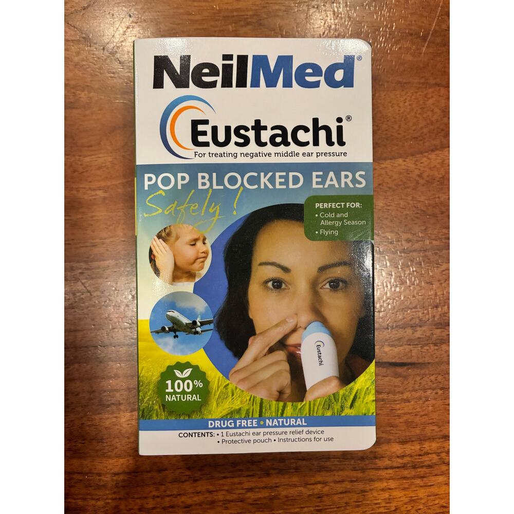 Neilmed Eustachi Ear pressure device Pop Blocked Ears allergies or‎
